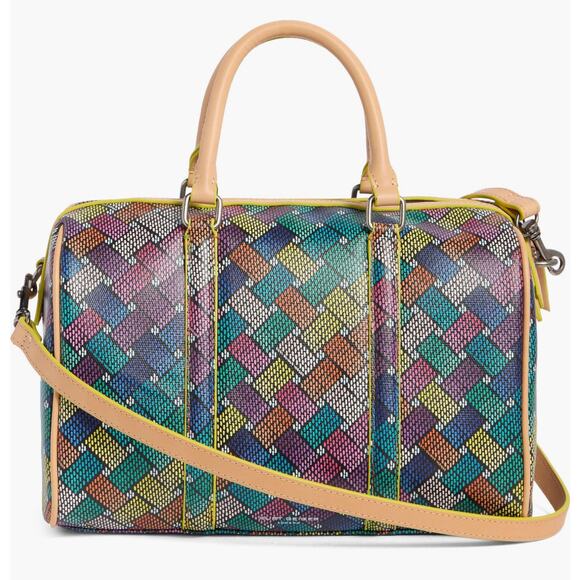 Kurt Geiger London Camden Boston Barrel Satchel - Picture 2 of 6